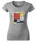 Bluzka damska Kompozycja w czerwieni, żółci, błękicie i czerni Piet Mondrian