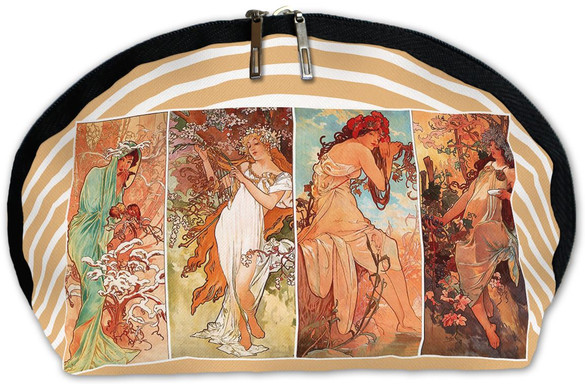 Kosmetyczka 4 pory roku Alfons Mucha