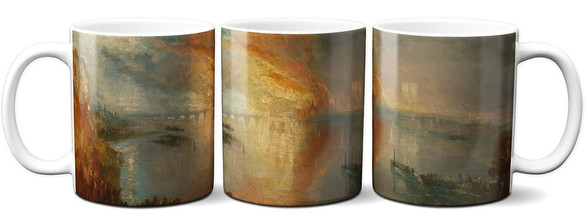 Kubek Pożar Izby Lordów i Izby Gmin William Turner