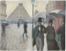 Podkładka na stół Paryż. Deszczowy dzień Gustave Caillebotte