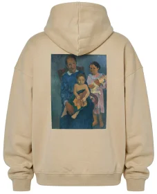 Bluza oversize Polinezyjska kobieta z dziećmi Paul Gauguin