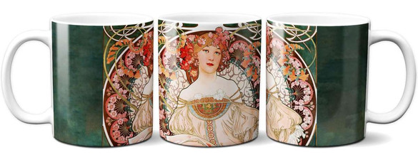 Kubek Rozmarzenie Alfons Mucha