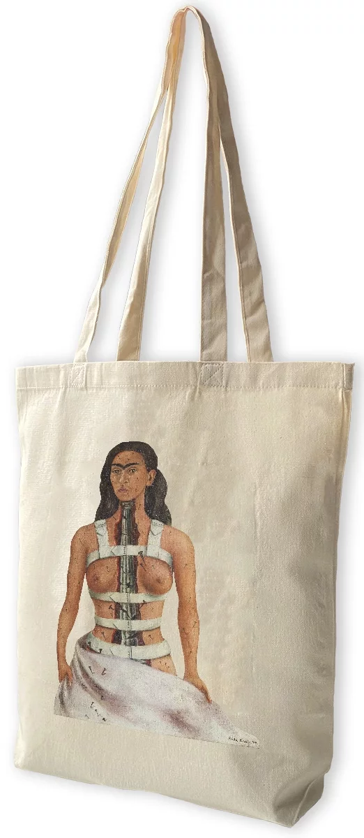 Torba bawełniana Strzaskana kolumna Frida Kahlo