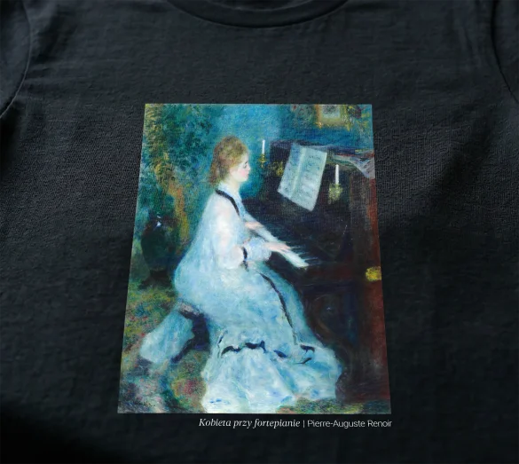 Bluzka damska Kobieta przy fortepianie Pierre-Auguste Renoir