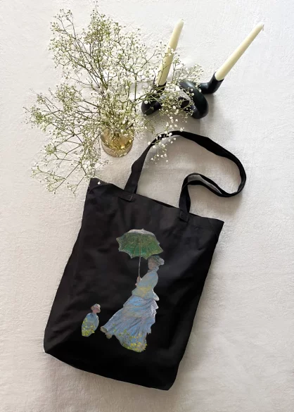 Torba bawełniana Kobieta z parasolem Claude Monet