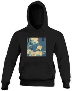 Bluza z naszywką Kanarek i piwonia Katsushika Hokusai