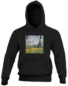 Bluza z naszywką Pole pszenicy z cyprysami Vincent Van Gogh