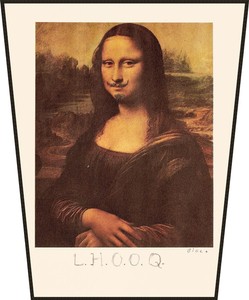 Ekran L.H.O.O.Q.  Marcel Duchamp