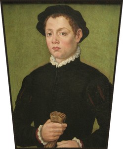 Ekran Młody człowiek Sofonisba Anguissola