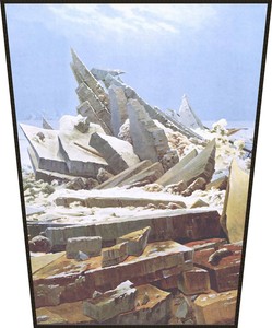 Ekran Morze lodu Caspar David Friedrich