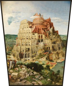 Ekran Wieża Babel Pieter Bruegel starszy