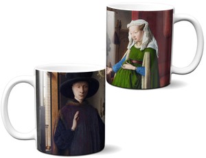 Kubek Portret małżonków Arnolfinich Jan Van Eyck