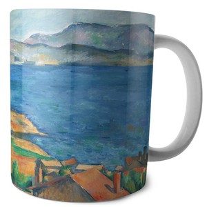 Kubek Zatoka Marsylii widziana z L Estaque 1885 Paul Cezanne