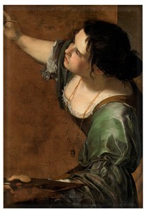 Magnes Autoportret jako alegoria malarstwa Artemisia Gentileschi