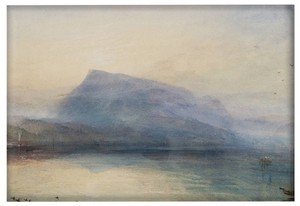 Magnes Błękitny Rigi, wschód słońca William Turner