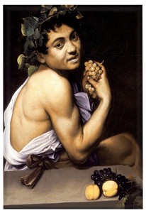 Magnes Chory Bachus Caravaggio