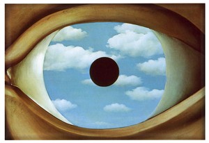 Magnes Fałszywe lustro René Magritte