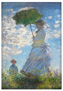 Magnes Kobieta z parasolem Claude Monet