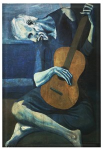 Magnes Stary gitarzysta Pablo Picasso