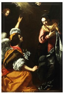 Magnes Zwiastowanie Artemisia Gentileschi