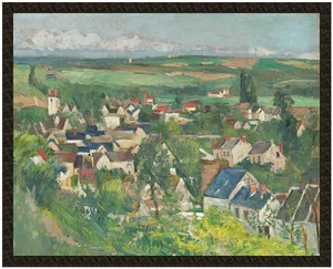 Naszywka Auvers, widok panoramiczny Paul Cezanne