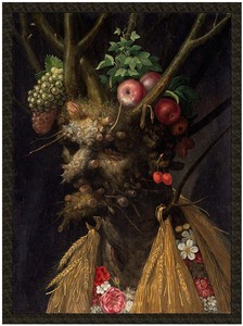 Naszywka Cztery pory roku w jednej głowie Giuseppe Arcimboldo