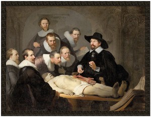 Naszywka Lekcja anatomii doktora Tulpa Rembrandt