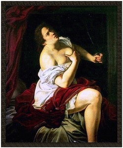 Naszywka Lukrecja Artemisia Gentileschi