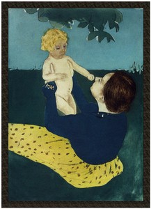 Naszywka Pod kasztanowcem Mary Cassatt