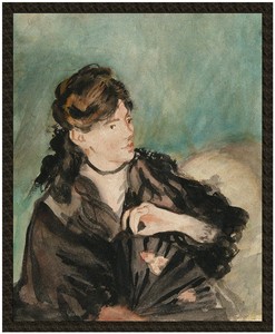 Naszywka Portret Berthe Morisot z wachlarzem Édouard Manet