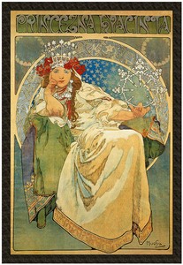 Naszywka Princess Hyacinth Alfons Mucha