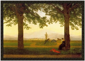 Naszywka Taras ogrodowy Caspar David Friedrich