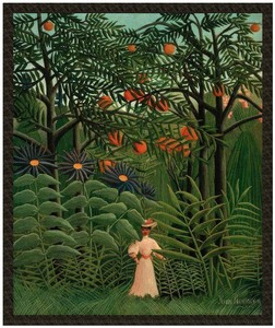 Naszywka Woman Walking in an Exotic Forest Henri Rousseau