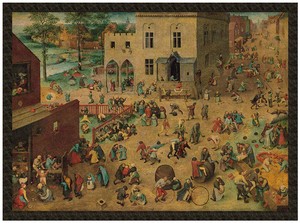 Naszywka Zabawy dziecięce Pieter Bruegel starszy