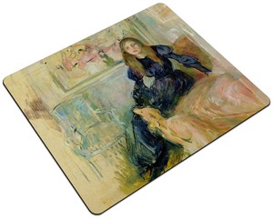 Podkładka Julie Manet i jej piesek Laërte Berthe Morisot 24x19cm