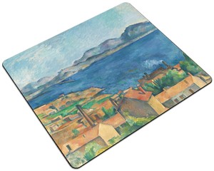 Podkładka Zatoka Marsylii widziana z L​ ​Estaque​ 1885​ Paul Cezanne 24x19cm