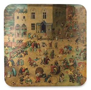 Podkładka pod kubek Zabawy dziecięce Pieter Bruegel starszy