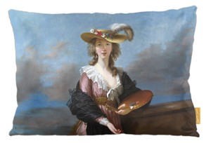 Poduszka Autoportret w słomkowym kapeluszu Élisabeth Vigée-Lebrun