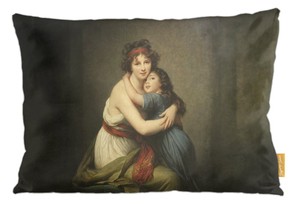Poduszka Autoportret z córką Élisabeth Vigée-Lebrun