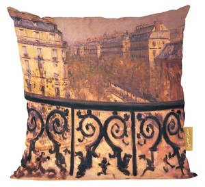 Poduszka Balkon w Paryżu Gustave Caillebotte