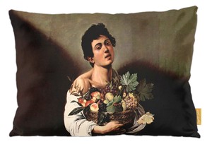 Poduszka Chłopiec z koszem owoców Caravaggio