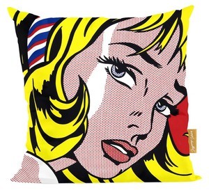 Poduszka Girl with Hair Ribbon Roy Lichtenstein