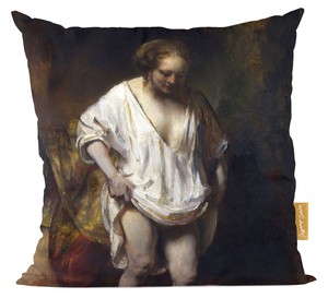 Poduszka Hendrickje kąpiąca się w rzece Rembrandt