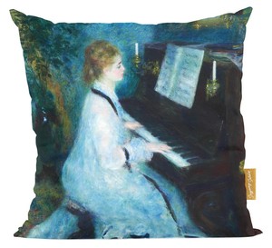 Poduszka Kobieta przy fortepianie Pierre-Auguste Renoir