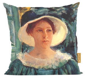 Poduszka Młoda kobieta w ogrodzie Mary Cassatt