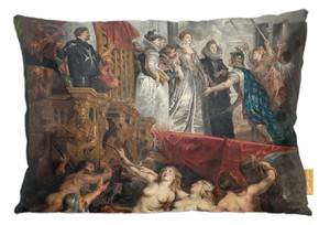 Poduszka Przybycie Marii Medycejskiej do Marsylii Peter Paul Rubens