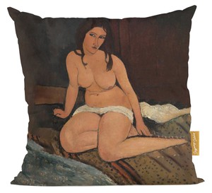 Poduszka Siedzący akt Amedeo Modigliani