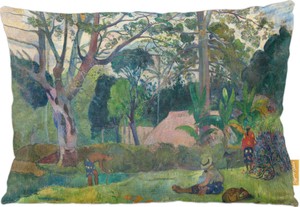 Poduszka Te raau rahi (Wielkie Drzewo) Paul Gauguin