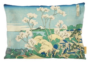 Poduszka Wzgórze Goten w Shinagawa nad Tokaido Katsushika Hokusai