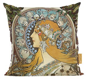 Poduszka Zodiak Alfons Mucha